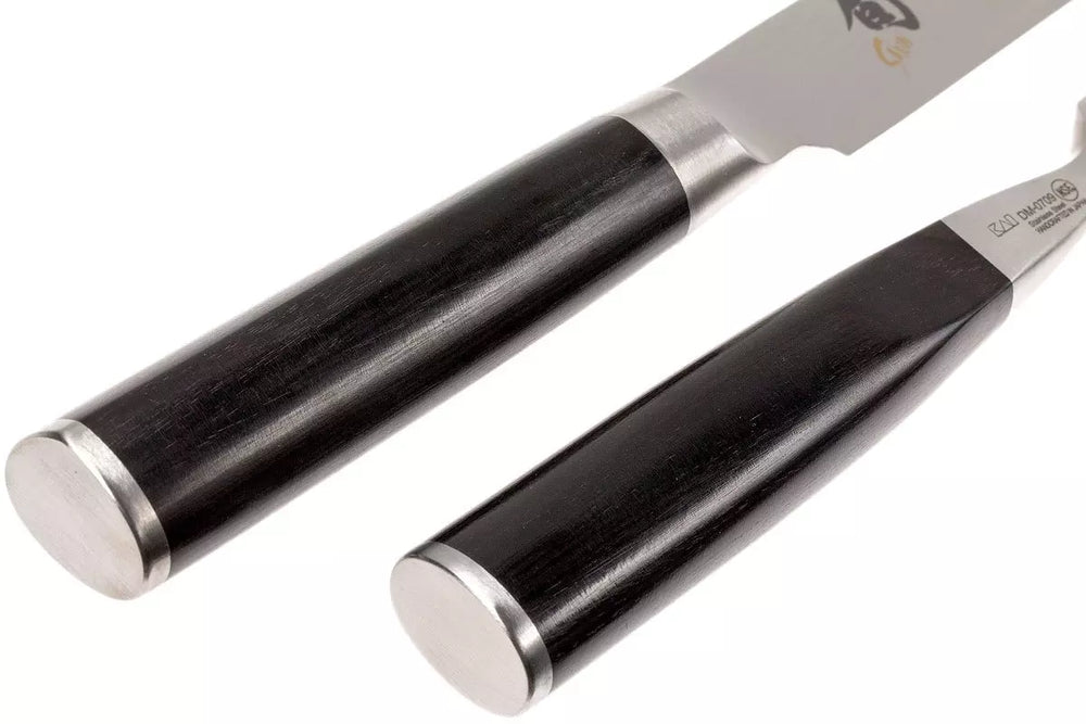 Kai Carving Set Shun Classic (Couteau à découper + Fourchette à viande) - 2 pièces - DMS-200