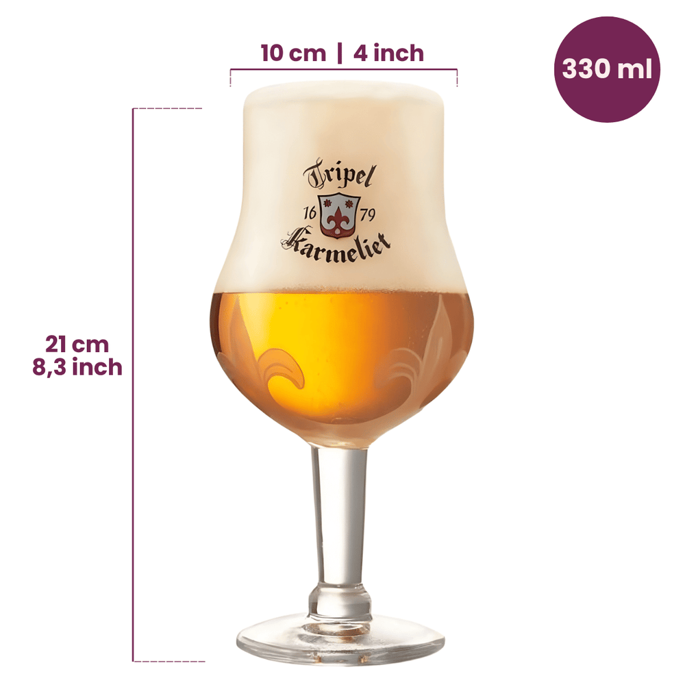 Ensemble de verres à bière Karmeliet - 330 ml - 4 pièces