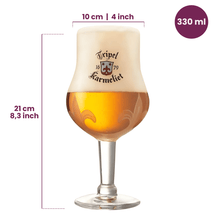 Ensemble de verres à bière Karmeliet - 330 ml - 4 pièces