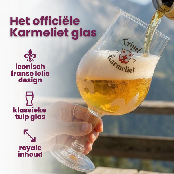 Set de verres a bière Karmeliet - Verre a bière - Karmeliet - 33 cl - 2 pièces