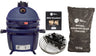 Keij Kamado Legend Keramiek Compact Bleu - Set de démarrage Kamado BBQ - Barbecue