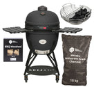 Keij Kamado Legend Keramiek XL Noir - Set de démarrage - Barbecue Grill