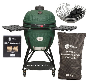 Keij Kamado Legend XL Vert Set de démarrage - Kamado BBQ Barbecue Grill