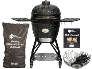Keij Kamado Pro - Set de démarrage Grande Noire - Set de barbecue Kamado