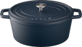 Keij Kamado Cocotte / Braadpan Bleue - Fonte émaillée - ø 30 cm / 6 litres