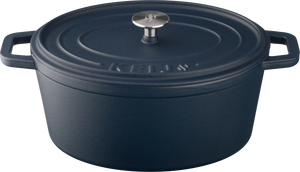 Keij Kamado Cocotte / Braadpan Bleue - Fonte émaillée - ø 30 cm / 6 litres