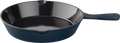 Keij Kamado Poêle en fonte émaillée 25,5 cm Bleu - Induction BBQ