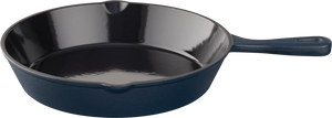 Keij Kamado Poêle en fonte émaillée 25,5 cm Bleu - Induction BBQ
