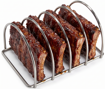 Keij Kamado Sparerib Rek Small Inox 25 cm - Rack pour 4 Spareribs