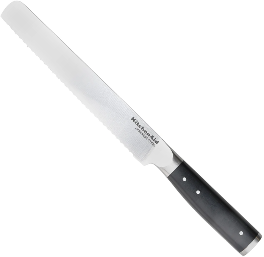 Couteau à pain KitchenAid - Couteau à pain en inox - Gourmet - 20 cm