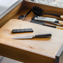 Couteau d'office KitchenAid - Lame en inox - Gourmet - 11,5 cm - Protège-lame