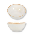 Ensemble de bols a soupe Salt & Pepper - en grès - Artisan - 17 cm - 4 pièces