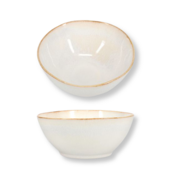 Ensemble de bols a soupe Salt & Pepper - en grès - Artisan - 17 cm - 4 pièces