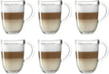 Verres à Latte Macchiato Leonardo - Napoli 380 ml - Lot de 6 - Résistants à la chaleur