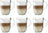 Verres à Latte Macchiato Leonardo - Napoli 380 ml - Lot de 6 - Résistants à la chaleur