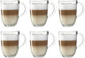 Verres à Latte Macchiato Leonardo - Napoli 380 ml - Lot de 6 - Résistants à la chaleur
