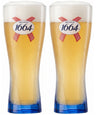 Verres à bière Kronenbourg 1664 Blanc 330 ml - 2 pièces