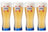 Verres à bière Kronenbourg 1664 Blanc 250 ml - 4 pièces