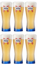 Verres à bière Kronenbourg 1664 Blanc 330 ml - 6 pièces