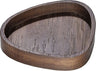 Plateau Lind Dna - Porte-sous-verres - Curve - 14 x 13 cm - en chêne