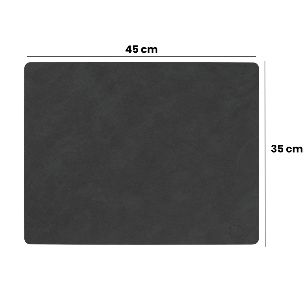 Ensemble de sets de table LIND DNA - en cuir - Nupo - 45 x 35 cm - 2 pièces
