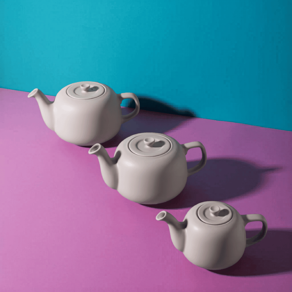 Théière La Cafetière - Théière en faïence- Classic Latte - 1,2 L
