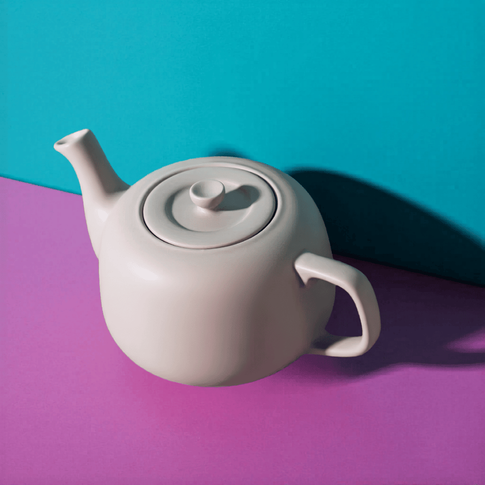 Théière La Cafetière - Théière en faïence- Classic Latte - 1,2 L