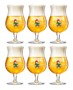 Ensemble de verres à bière La Chouffe - Verres à bière - 250 ml - 6 pièces
