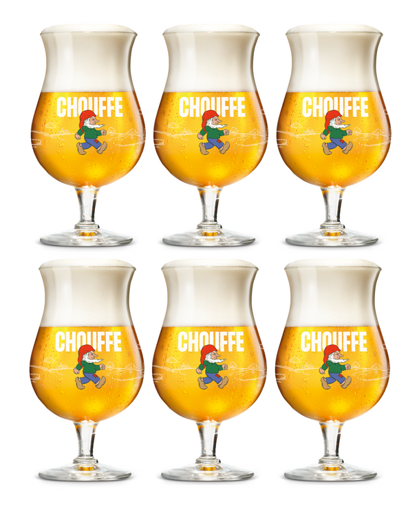 Ensemble de verres à bière La Chouffe - Verres à bière - 250 ml - 6 pièces