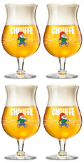 Ensemble de verres a biere La Chouffe - Verres a biere - 330 ml - 4 pièces