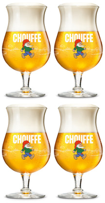 Ensemble de verres a biere La Chouffe - Verres a biere - 330 ml - 4 pièces