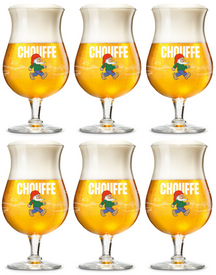 Ensemble de verres à bière La Chouffe - Verres à bière - 330 ml - 6 pièces