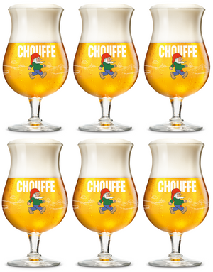 Ensemble de verres à bière La Chouffe - Verres à bière - 330 ml - 6 pièces