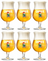 Ensemble de verres à bière La Chouffe - Verres à bière - 330 ml - 6 pièces