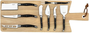 Set de couteaux a fromage Laguiole Style De Vie - en inox - 9 pièces