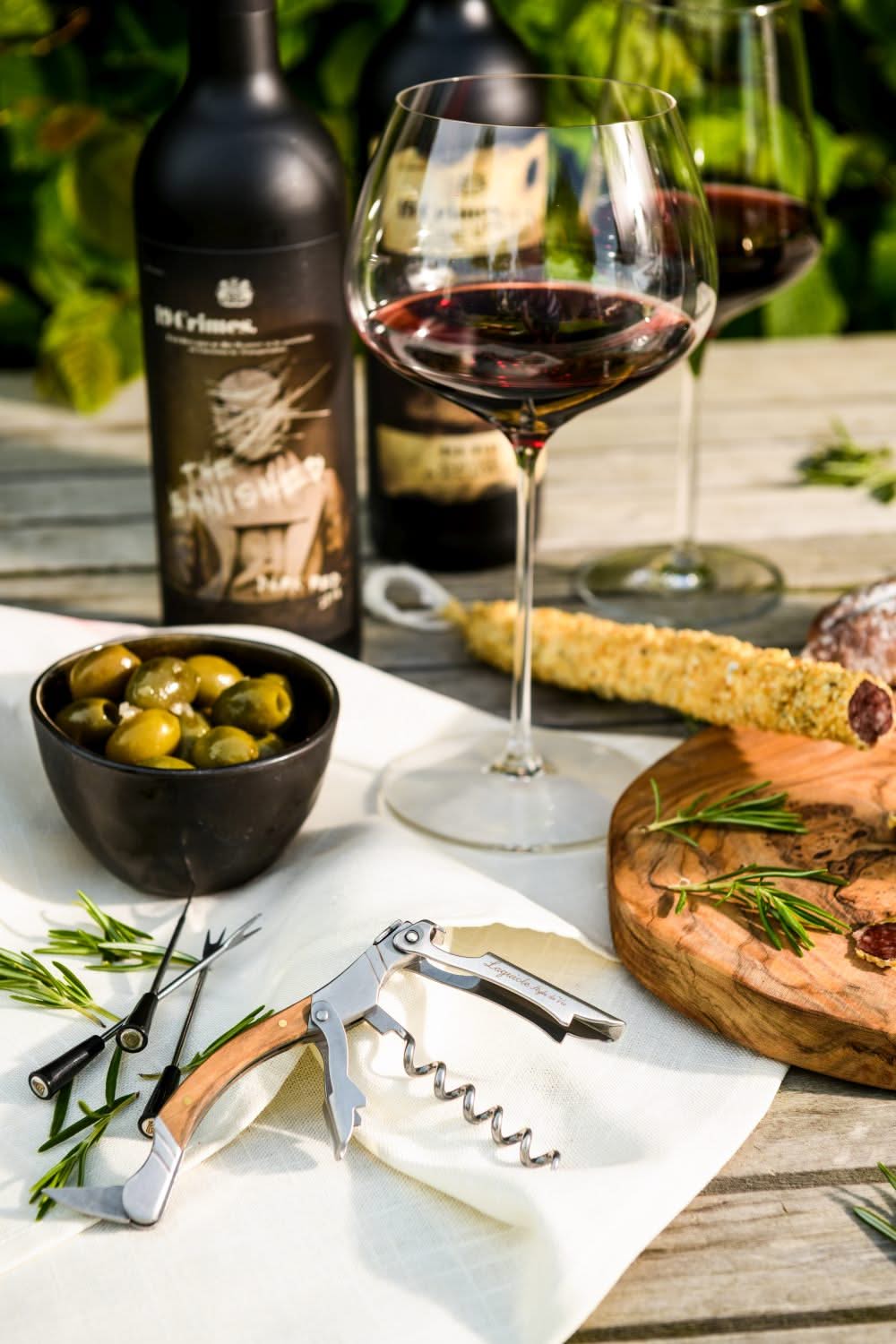 Tire-bouchon Laguiole Style De Vie - Tire-bouchon sommelier - en bois d'olivier