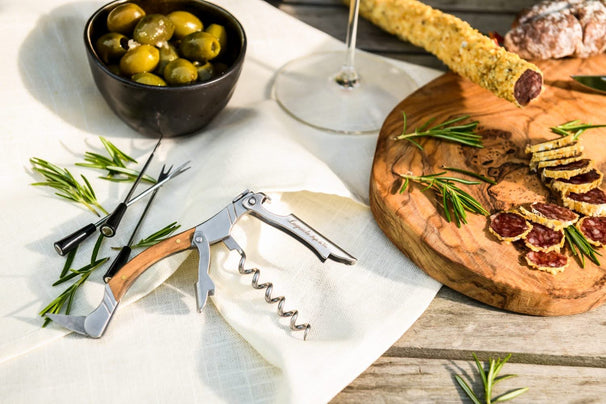 Tire-bouchon Laguiole Style De Vie - Tire-bouchon sommelier - en bois d'olivier