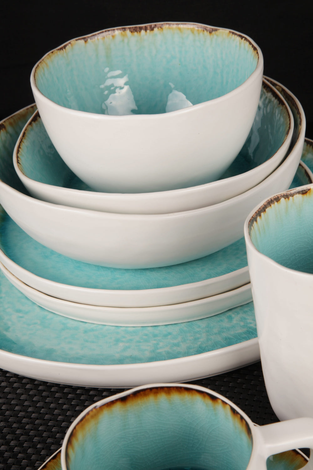 Saladier Cosy & Trendy - Assiette creuse - Laguna - 21 x 20 cm
