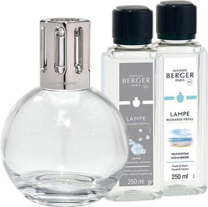 Ensemble de lampe Maison Berger - Lampe Berger - Essentielle Ronde - 2 x 250 ml