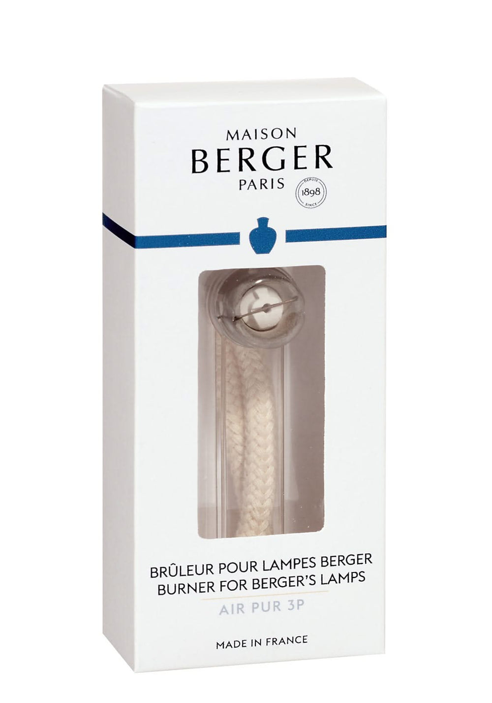 Mèche Maison Berger - Air Pur 3P - Lampe Berger - 40 cm - 1 pièce
