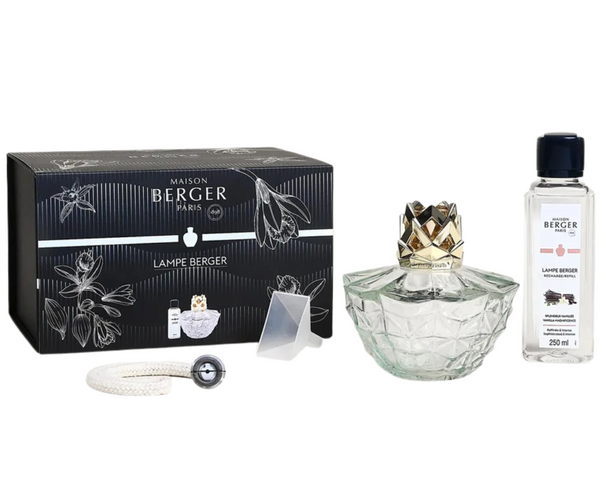 Coffret Maison Berger - Lampe a parfum - Splendeur Vanillée - 250 ml - 6 pièces