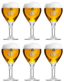 Ensemble de verres a bière Leffe - calice - Leffe - 250 ml - 6 pièces