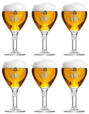 Ensemble de verres a bière Leffe - calice - Leffe - 250 ml - 6 pièces