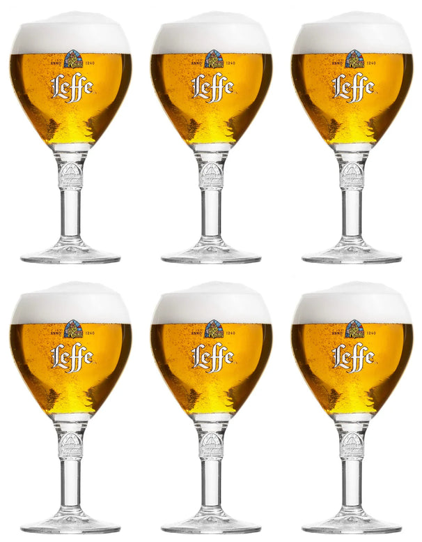 Ensemble de verres a bière Leffe - calice - Leffe - 250 ml - 6 pièces