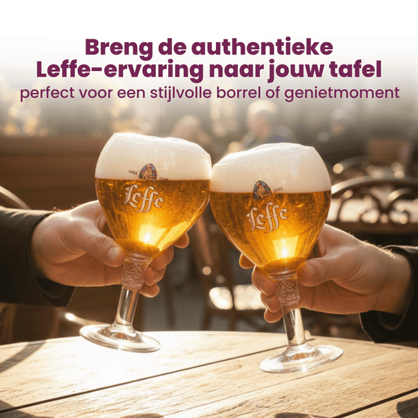 Ensemble de verres a bière Leffe - Calice a bière - Leffe - 330 ml - 2 pieces