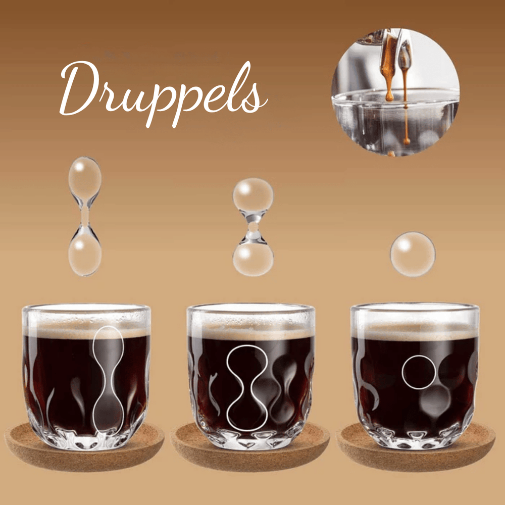 Leonardo Verres à café - Gocce Tre - 220 ml - 2 pièces