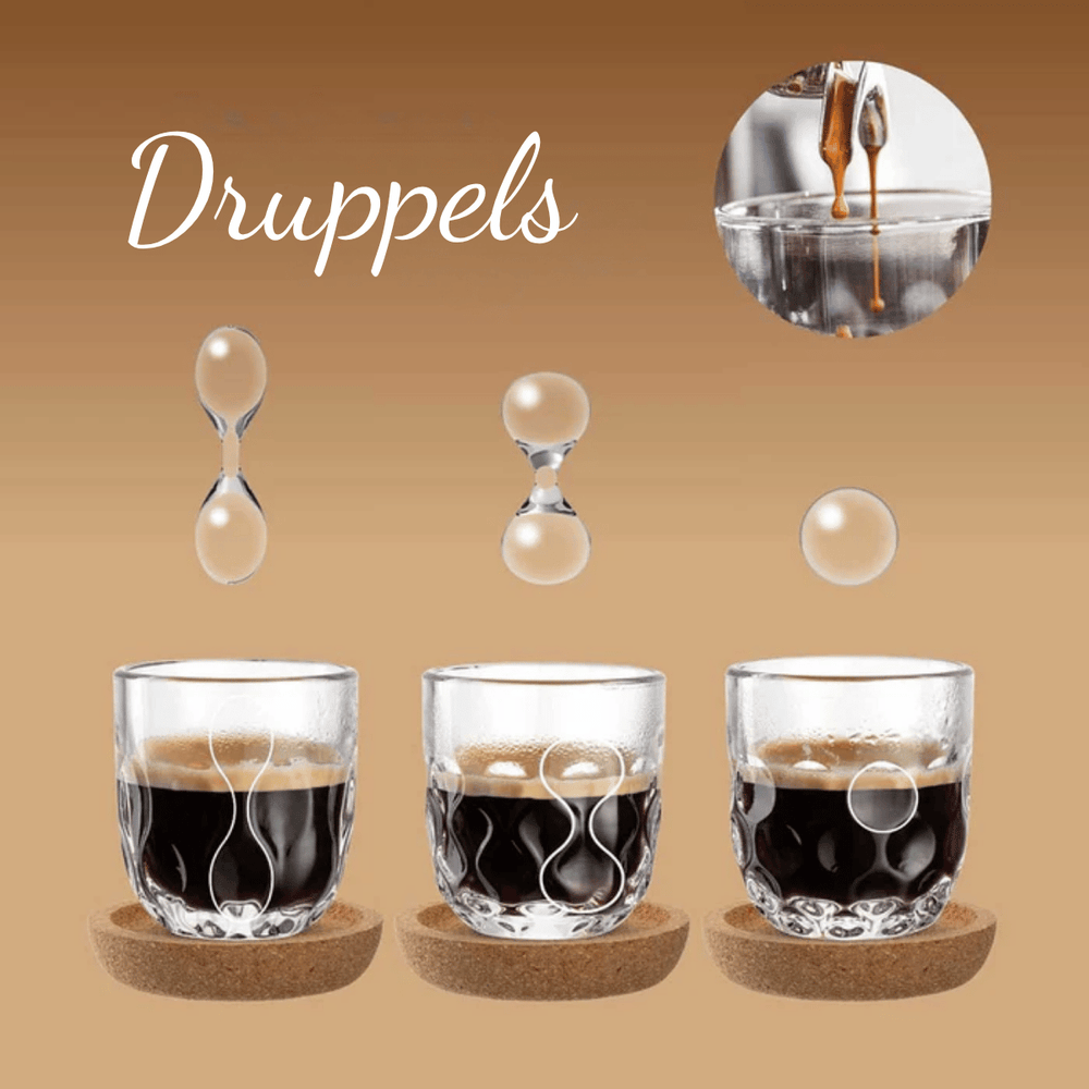 Leonardo Verres à espresso - Gocce Uno - 60 ml - Lot de 2