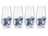 Ensemble de verres a eau Cookinglife - Longdrink - Verano - 580 ml - 4 pièces