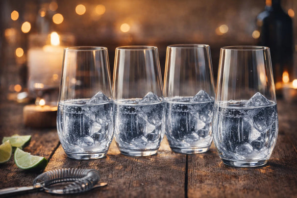 Ensemble de verres a eau Cookinglife - Longdrink - Verano - 580 ml - 4 pièces
