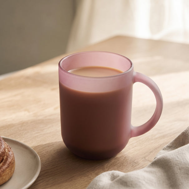 Luminarc Verres à café / Verres à thé avec anse Moka Delice Cherry - 320 ml - 4 pièces